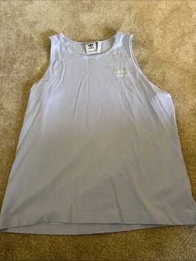 adidas Lavender Trefoil Sleeveless Tank